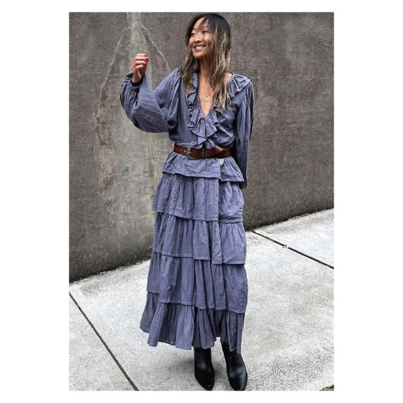 New! Rare JEN’S PIRATE BOOTY Moon Maxi Ruffled Midi Dress - Picture 6 of 12